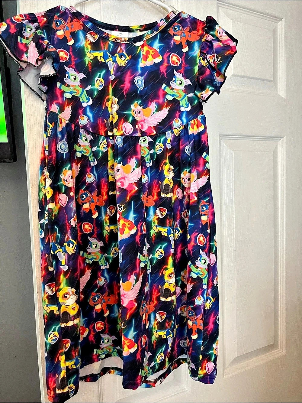 Paw Patrol Girls 3XL Multicolor Character Print Dress